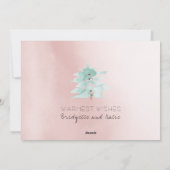 Foto Holiday Feiertagskarte (Rückseite)