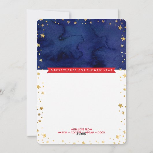 FOTO HOLIDAY Gold glauben magische Weihnachten (Rückseite)