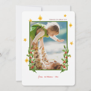 Foto Holiday Greenery Einladung