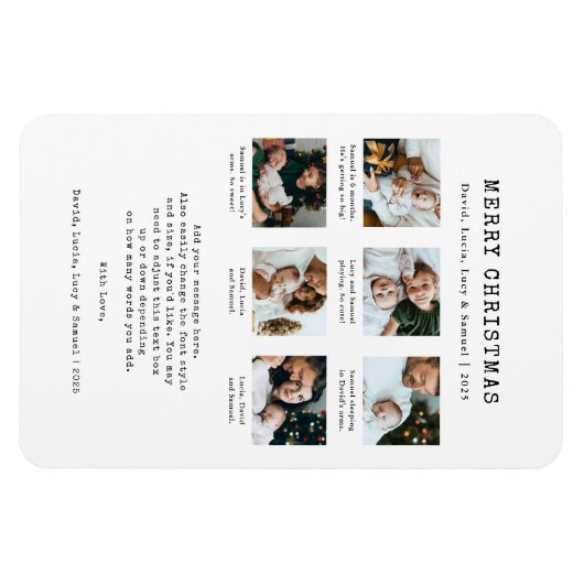 Foto Holiday Magnet (Horizontal)