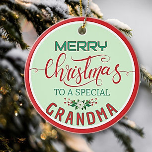 Foto Holiday Ornament für besondere Oma!