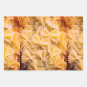 Foto Holiday - Pasta und Schokoladenstücke Geschenkpapier Set (Vorderseite)