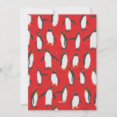 Foto Holiday Penguin Cheer Feiertagskarte (Rückseite)