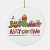 Foto Holiday Pet Keramik Ornament (Hinten)