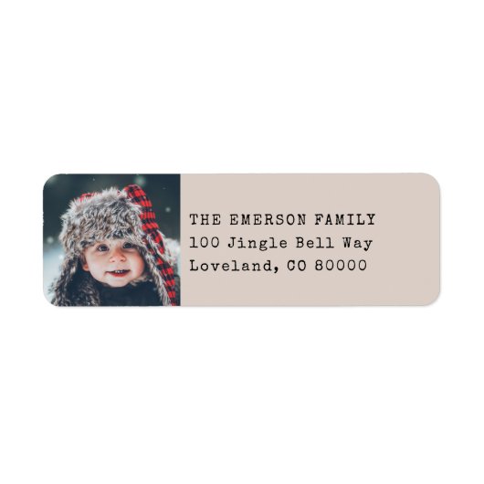 Foto Holiday Rücksendeadresse (Vorne)