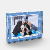 Foto Holiday Snowflakes Foto Blaues (Links)