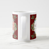 Foto Holly Pine Cones Gold Jumbo-Tasse (Rückseite)