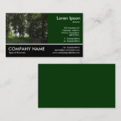 Foto - Holz, Bute Park, Cardiff Visitenkarte (Vorne/Hinten)