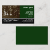 Foto - Holz - Sepia Visitenkarte (Vorne/Hinten)