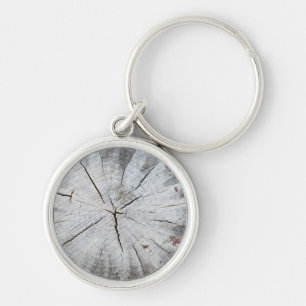 Foto Holzkörner, graue Pine Tree Art 1 Schlüsselanhänger