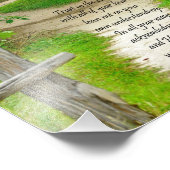 Foto "Holzweg" 3:5-6 Bibelverse (Ecke)