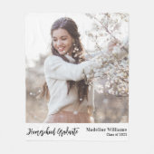 Foto Homeschool Abschluss Fleecedecke (Vorderseite)