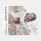 Foto Homeschool Abschluss Fleecedecke (Vorderseite (Horizontal))