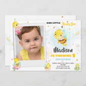 Foto Honigbiene Einladung zum Geburtstag Insekt ei (Vorne/Hinten)