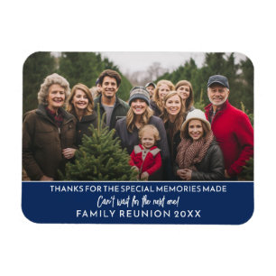 Foto horizontal - Dankeschön für Familienzusammenk Magnet