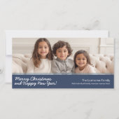 Foto Horizontal oder Panorama Frohe Weihnachten (Vorderseite)