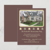 Foto Housewärming Einladung - braun (Vorne/Hinten)