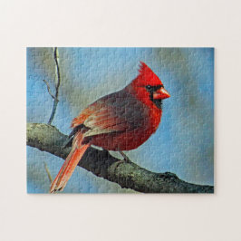 Foto hübsch Red Kardinal Puzzle