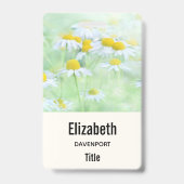 Foto Hübscher Milchsorten in einem Feld Ausweis (Back)