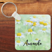 Foto Hübscher Milchsorten in einem Feld Schlüsselanhänger (Vorderseite)