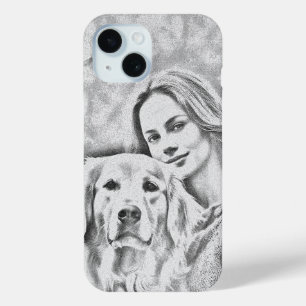 Foto Hund Lover Bleistift ziehen iPhone 16 Case-Mate iPhone Hülle