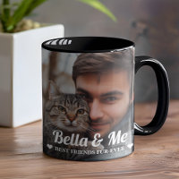 Foto-Hund oder Cat Lover-Tasse für immer Liebe