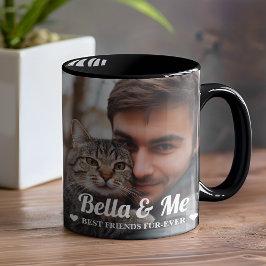 Foto-Hund oder Cat Lover-Tasse für immer Liebe Tasse