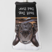 Foto Hund Personalisiert Bester Hund Vater je Schw Golf Headcover (Rotieren 90)