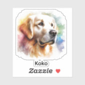 Foto-Hunde Aufkleber (Blatt)