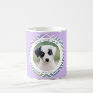 Foto Hunde Liebhaber moderne Streifen Foto Kaffeetasse