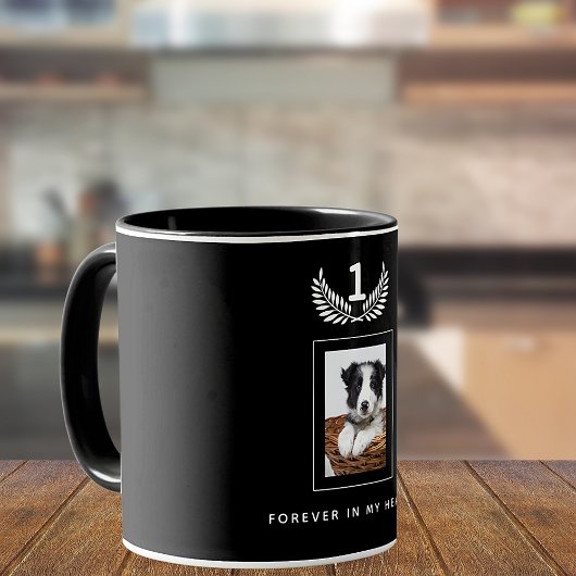 Foto-Hundehund-Haustier schwarz Tasse