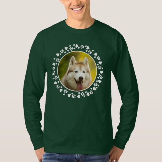 Foto-Hundepapierdrucke für benutzerdefinierte Hund T-Shirt (Vorderseite)