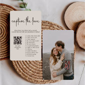 Foto Hunt I Spy Wedding Game Capture the Liebe QR Einladung