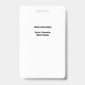 FOTO I.D. Abzeichen Ausweis (Back)