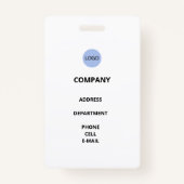 Foto I.D. Abzeichen für besondere Veranstaltungen Ausweis (Rückseite)