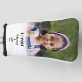 Foto I Liebe Sie zu Rough & Back Name Custom Golf Headcover (Vorderseite)