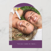 Foto Ich heirate meine Friend Quote Typografie Hoc Einladung (Vorne/Hinten)