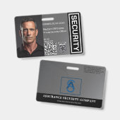 Foto-ID-Abzeichen des benutzerdefinierten Sicherhe Ausweis (Vorder- & Rückseite)