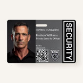 Foto-ID-Abzeichen des benutzerdefinierten Sicherhe Ausweis (Vorderseite)