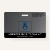 Foto-ID-Abzeichen des benutzerdefinierten Sicherhe Ausweis (Rückseite)