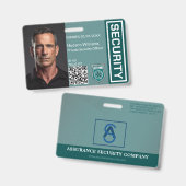 Foto-ID-Abzeichen des benutzerdefinierten Sicherhe Ausweis (Vorder- & Rückseite)