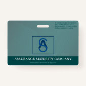 Foto-ID-Abzeichen des benutzerdefinierten Sicherhe Ausweis (Rückseite)