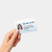 Foto-ID-Abzeichen des Krankenhauses/des Arztes mit Ausweis (Handheld)