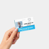 Foto-ID-Abzeichen des Krankenhauses mit Barcode Ausweis (Handheld)