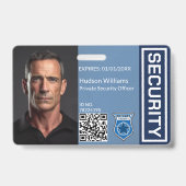 Foto-ID-Abzeichen des Sicherheitsbeauftragten Ausweis (Vorderseite)