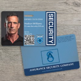 Foto-ID-Abzeichen des Sicherheitsbeauftragten Ausweis