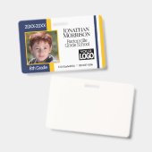 Foto-ID-Abzeichen für benutzerdefinierte Schulen - Ausweis (Front & Back)