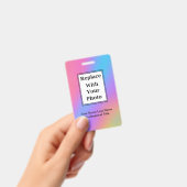 Foto-ID-Abzeichen für Geschäftspartner Ausweis (Handheld)