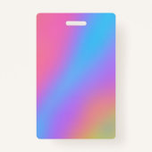 Foto-ID-Abzeichen für Geschäftspartner Ausweis (Rückseite)