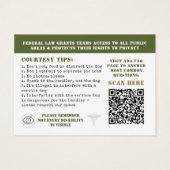 Foto-ID-Abzeichen für Hunde im Militärdienst (Rückseite)